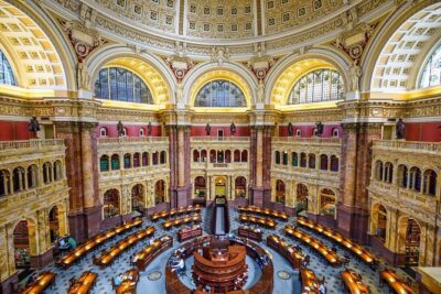 Capitol Hill, Supreme Court & Library of Congress Tour 12ppl Max - Library of Congress: Gutenberg Bible, Italian-Renaissance Style, and That 160-Foot Room