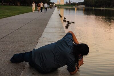Captivating DC Private Photography Workshop - Lincoln Memorial: framing, reflections, and close-up storytelling