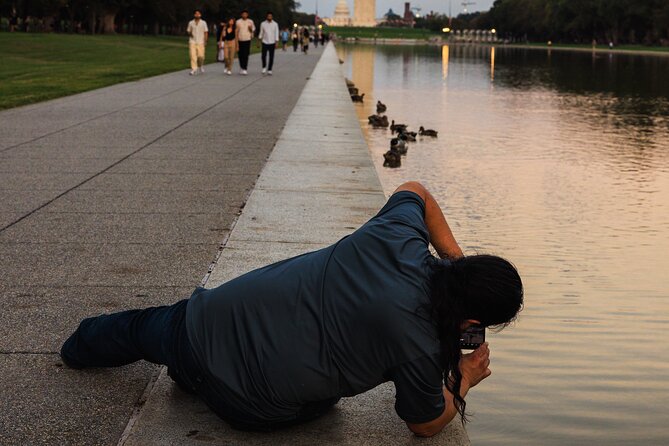 Captivating DC Private Photography Workshop - Lincoln Memorial: framing, reflections, and close-up storytelling