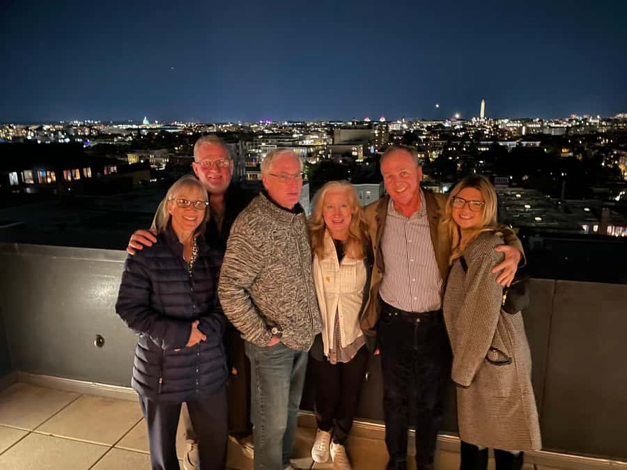 DC: Evening Local Neighborhood Food Tour with DrinkEatWalk - The rooftop deck nightcap: your final aerial view over DC
