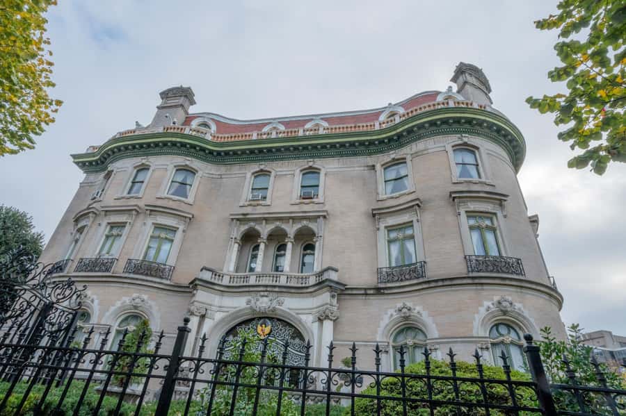 Gilded Age DC: Scandal, Secrets & Spirits of Dupont Circle - Dupont Circle Fountain: decoding marble symbols as you walk