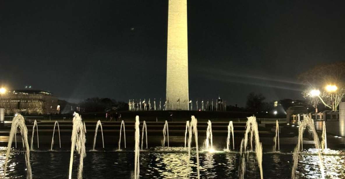 Private DC at Night Tour - The Route: Capitol, White House, And The Memorials Lit Up