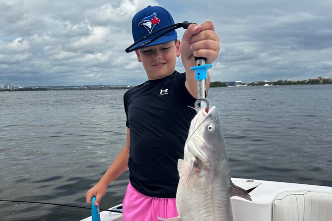 Scenic DC Fishing Charter on the Potomac - Arriving at The Yards Marina and meeting Geronimo