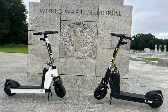 Scooter Tour — Washington DC's Monuments and Memorials - Getting started at 1012 14th St NW (plus pickup and mobile tickets)