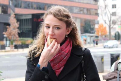 Washington D.C.: Georgetown Guided Secret Food Tour - Meeting at The Tombs: find the orange umbrella