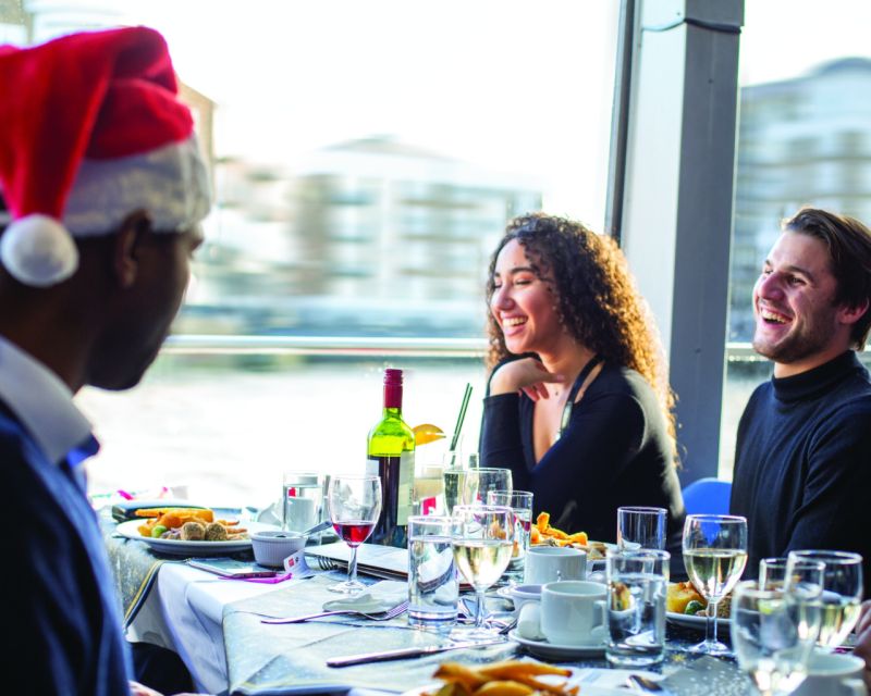 Washington DC: Christmas Eve Gourmet Brunch or Dinner Cruise - The onboard vibe: live DJ, service, and where to hang out