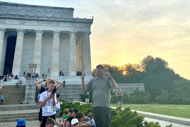 Washington DC Private Guided Bus Day Tour with Step Off Guide - Jefferson Memorial and the Tidal Basin: cherry trees in the frame