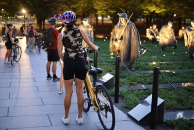 Washington DC Sites at Night Guided Bicycle Tour - The Bike Plan: Easy Mileage, Real Safety, and Small Groups